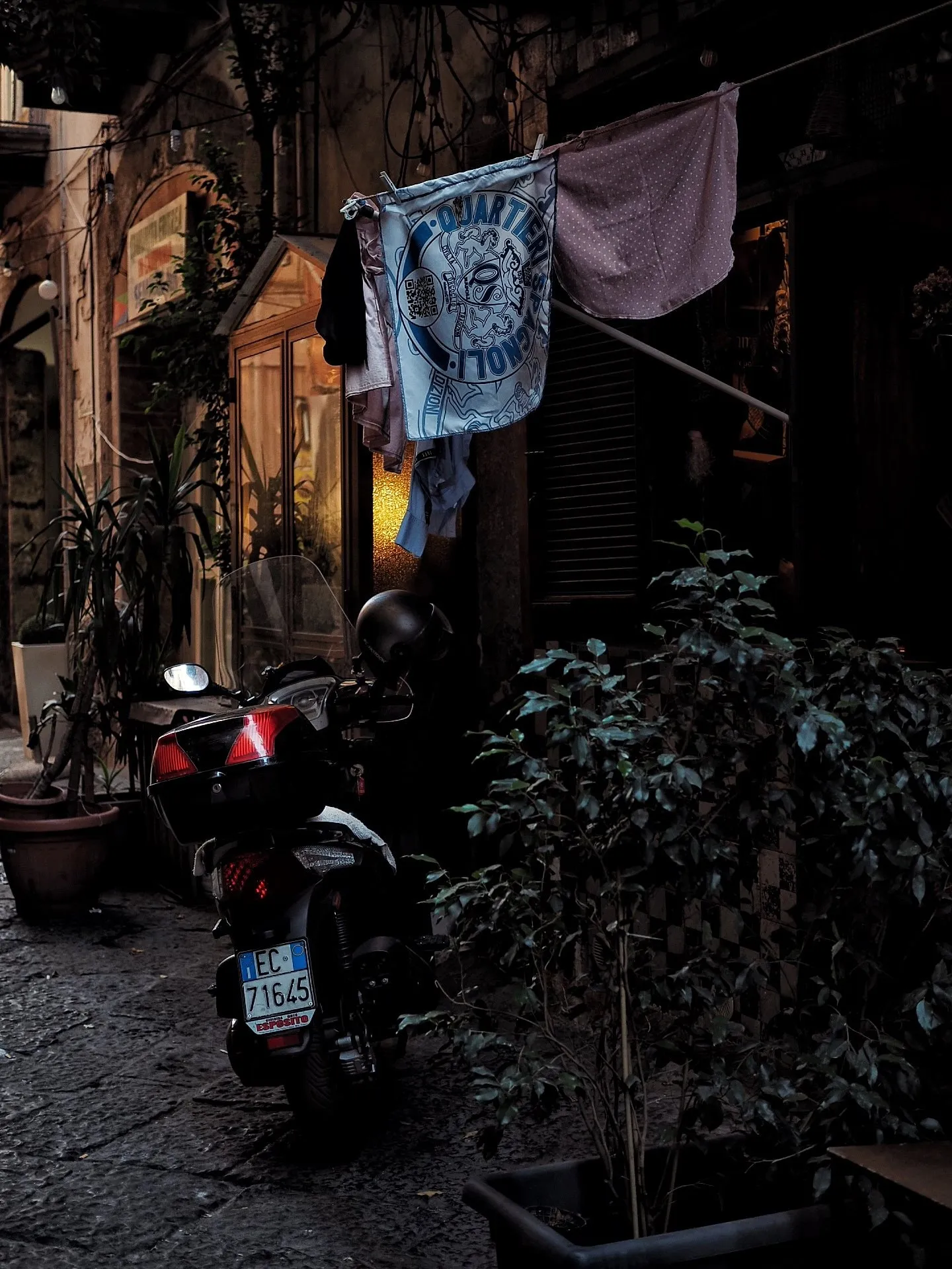 Alley with Motorbike